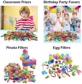 img 2 attached to 🎁 Amy&Benton 120PCS Classroom Treasure Box Prizes, Kids Birthday Party Favors, Goodie Bag Fillers, Assorted Pinata Fillers - Bulk Party Toy Assortment
