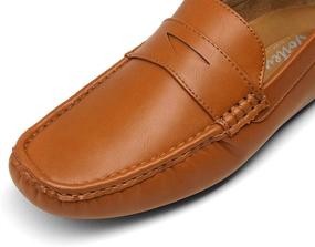 img 3 attached to VOSTEY Lightweight Comfortable Casual Moccasins 841 in Brown