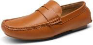 vostey lightweight comfortable casual moccasins 841 in brown логотип