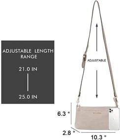 img 1 attached to 👜 Lightweight Crossbody Handbags for Women - Adjustable Shoulder Handbags, Wallets, and Totes