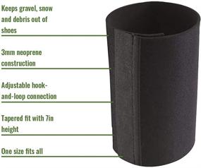 img 1 attached to 🐸 Ultimate Protection: Frogg Toggs Wrap-Around Gravel Guards, Black, Adjustable