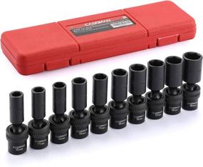 img 4 attached to 🔧 CASOMAN Standard Universal Impact 10 19mm: Versatile and Reliable Impact Socket Set