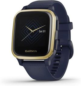 img 4 attached to 🌟 Garmin Venu Sq Music GPS Smartwatch – Bright Touchscreen Display, Music Playback, 6-Day Battery Life – Light Gold and Navy Blue