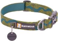 🐶 improved ruffwear flat out dog collar (previously hoopie), premium webbing collar for walking and daily use logo