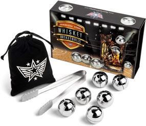 img 4 attached to Basketball Whiskey Stones Stainless Reusable