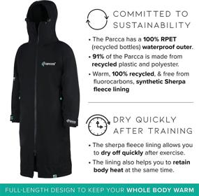 img 1 attached to 🧥 PARCCA Waterproof Coat: Ideal Medium Weight Gear for Athletes, Spectators, Outdoor Sports & Swimming