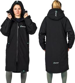 img 4 attached to 🧥 PARCCA Waterproof Coat: Ideal Medium Weight Gear for Athletes, Spectators, Outdoor Sports & Swimming