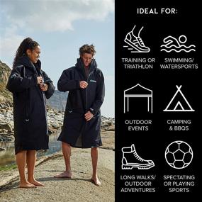img 3 attached to 🧥 PARCCA Waterproof Coat: Ideal Medium Weight Gear for Athletes, Spectators, Outdoor Sports & Swimming