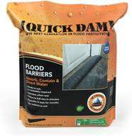 🌊 quick dam qd610-1 water-activated flood barrier: the ultimate 1-pack solution in black logo