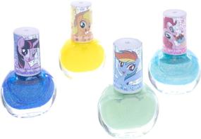 img 2 attached to 🎀 Townley Girl 18-Piece My Little Pony Nail Polish Set - Non-Toxic Water-Based, Peel-Off Formula with Glittery and Opaque Colors for Girls, Kids, Teens, and Toddlers Ages 3+. Ideal for Parties, Sleepovers, and Makeovers