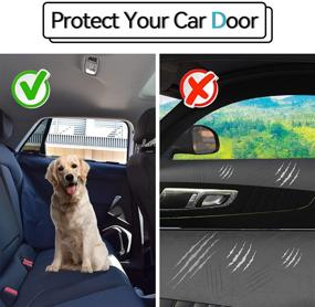 img 3 attached to 🐶 Durapower Dog Car Door Protector - 2 Pack | Anti-Scratch Waterproof Vehicle Door Covers for Trucks, SUVs - Universal Guard for Pet Safety and Interior Panel Protection