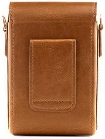 img 3 attached to MegaGear Canon PowerShot SX740 HS, SX730 HS Leather Camera Case with Strap - Light Brown