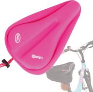 🚲 winningo gel seat cushion cover for kids bike, child bicycle seat cover 9"x6" - comfortable small saddle pad logo