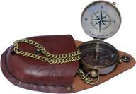 🧭 mah- i would be lost without you compass: unique gifts for couples, lovers, husband, boyfriend - ideal for birthday, anniversary, valentine's day - romantic gift ideas with leather case c-3287 логотип