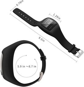 img 4 attached to 🏃 BATAUU Fitness Tracker: 3D Digital Watch Pedometer for Accurate Step Counting, Distance Tracking, and Calorie Burning