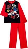 🎮 nintendo boys' mario kart 2-piece pajama set for optimal sleepwear logo