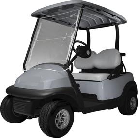 img 2 attached to 🏌️ Enhance Your Golfing Experience with the Classic Accessories Fairway Portable Golf Cart Windshield, White/Clear!