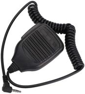 handheld shoulder microphone security personnel logo