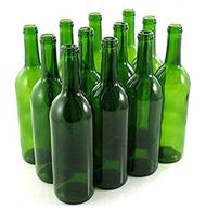 green wine bottles capacity pack logo