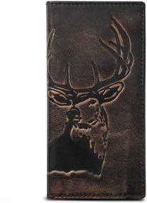 img 4 attached to Co Wallet: Hand Burnished Premium Leather Wallet for Hunters