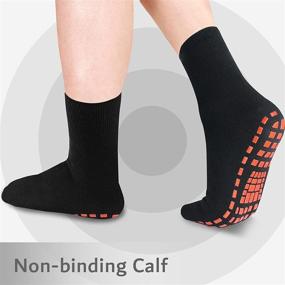 img 3 attached to NOVAYARD Socks Non Hospital Diabetic Pilates Sports & Fitness