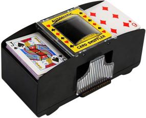 img 4 attached to 🃏 NEREIDS NET Automatic Poker Shuffler: Efficient Battery-Operated 2-Deck Card Shuffler for Family Bridge Game