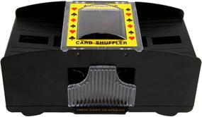 img 1 attached to 🃏 NEREIDS NET Automatic Poker Shuffler: Efficient Battery-Operated 2-Deck Card Shuffler for Family Bridge Game