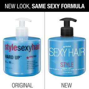 img 2 attached to 💪 Жесткий гель для укладки волос SexyHair Style Hard Up: максимальная фиксация для всех типов волос, формула без осыпания