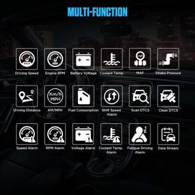 img 1 attached to Head Up Display Speedometer Multi Function Computer