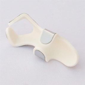 img 2 attached to 🖐️ Finger Fracture Splint - Flexible Metal Splint with Foam Lining to Align and Stabilize Injured Finger - Large Size (3 inch - 4 inch)