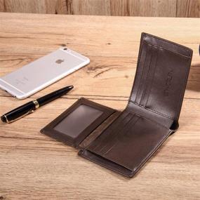 img 3 attached to 💼 Genuine Leather Executive Men's Wallet – High Capacity Accessories for Men