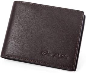 img 4 attached to 💼 Genuine Leather Executive Men's Wallet – High Capacity Accessories for Men