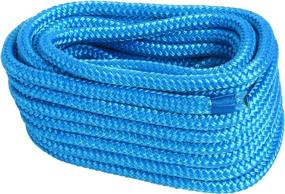img 3 attached to Amarine Made 1/2 Inch 50 FT Double Braid Nylon Dockline Dock Line Mooring Rope Double Braided Dock Line