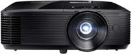 optoma h190x affordable home & outdoor movie projector, hd ready 720p + 1080p support, powerful 3900 lumens for optimal viewing in any lighting, 3d-compatible, built-in speaker logo