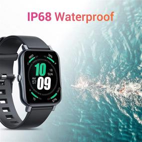 img 1 attached to Waterproof Pressure Tracking Smartwatch Compatible Cell Phones & Accessories