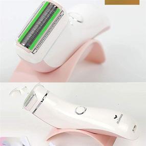 img 1 attached to 🪒 Ultimate Electric Shaver for Women: Wet and Dry Razor, Rechargeable Bikini Trimmer with LED Display