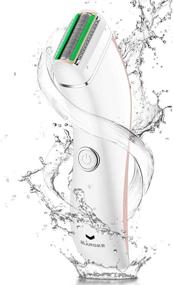 img 4 attached to 🪒 Ultimate Electric Shaver for Women: Wet and Dry Razor, Rechargeable Bikini Trimmer with LED Display
