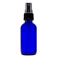 🌸 lotus light pure essential oils: 2 oz blue glass bottle with sprayer - high-quality aromatherapy in a plain label packaging logo
