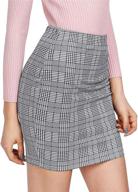 👗 shein women's stretch bodycon pencil skirts: chic and comfy women's clothing logo