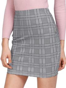 img 2 attached to 👗 SheIn Women's Stretch Bodycon Pencil Skirts: Chic and Comfy Women's Clothing