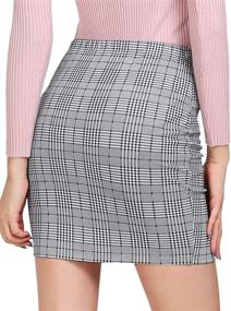 img 3 attached to 👗 SheIn Women's Stretch Bodycon Pencil Skirts: Chic and Comfy Women's Clothing