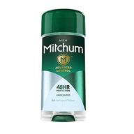 stay fresh all day with mitchum advanced control unscented gel, anti-perspirant & deodorant 3.4 oz logo