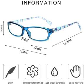 img 3 attached to Computer Glasses Anti Blue Blocking Reading Vision Care