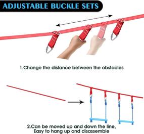 img 2 attached to Odoland Adjustable Backyard Obstacle Equipment