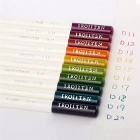 img 1 attached to Набор цветных карандашей "Tombow Irojiten Color Dictionary" - 30 цветов (оттенки: бледный, глубокий и светло-серый)