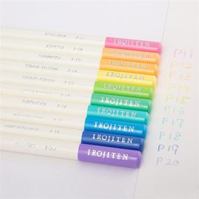 img 2 attached to Набор цветных карандашей "Tombow Irojiten Color Dictionary" - 30 цветов (оттенки: бледный, глубокий и светло-серый)