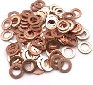 🔒 copper sealing thickness metric washer: enhanced seal & durability logo