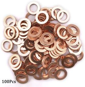 img 2 attached to 🔒 Copper Sealing Thickness Metric Washer: Enhanced Seal & Durability