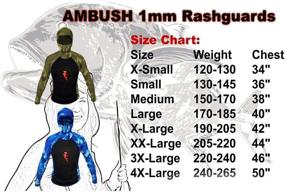 img 1 attached to Hammerhead Spearguns: Ambush Long Sleeve Rashguard with Hood in HH Camo - Ultimate Dive Apparel for Camouflage and Protection