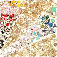 💎 200pcs gikasa assorted charm set for jewelry making: wholesale metal charms for diy necklaces, bracelets, and earrings logo